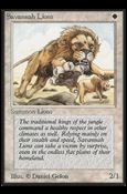 Magic the Gathering: Limited Edition Beta (Base Set) card 39 Savannah Lions