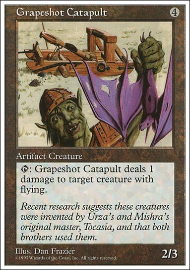 Magic the Gathering: 5th Edition (Base Set) card 375 Grapeshot Catapult