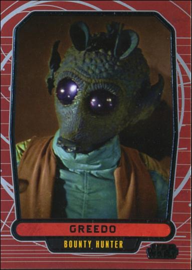 Star Wars Galactic Files (Base Set) card 104 Greedo Bounty Hunter