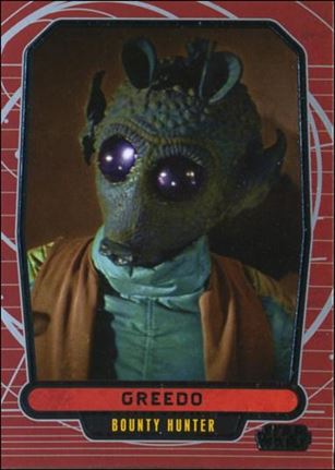 Star Wars Galactic Files (Base Set) card 104 Greedo Bounty Hunter