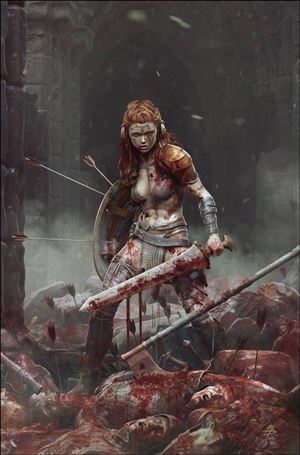 Red Sonja (2023) issue 7-K Björn Barends 1:15 Virgin Cover