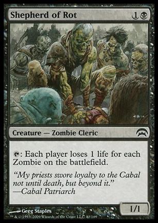 Magic the Gathering: Planechase (Base Set) card 40 Shepherd of Rot