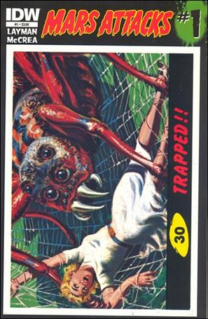 Mars Attacks (2012) issue 1-ZD Card #30 (Trapped!!)