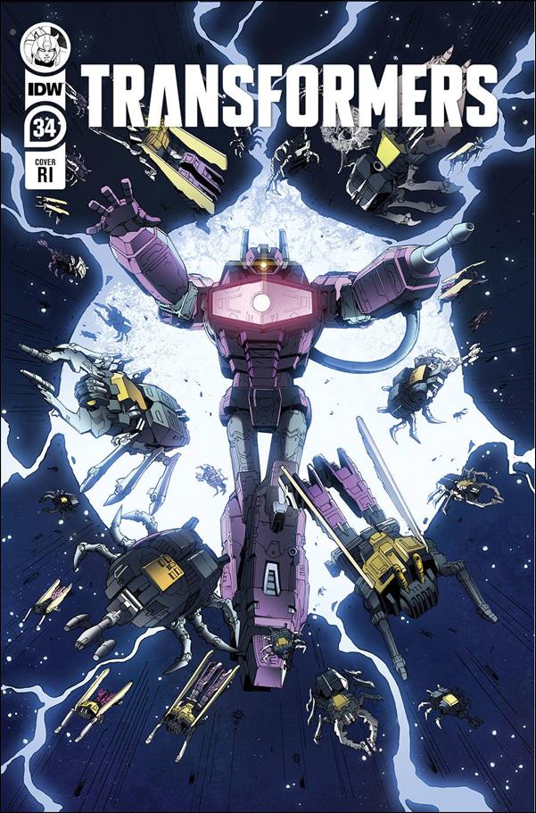 Transformers (2019) issue 34-C Andrew Griffith 1:10 Cover