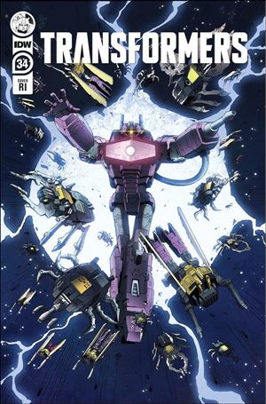 Transformers (2019) issue 34-C Andrew Griffith 1:10 Cover