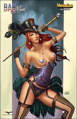 B.A.R. Maid issue 4-F Nei Ruffino MegaCon Cover 1/100