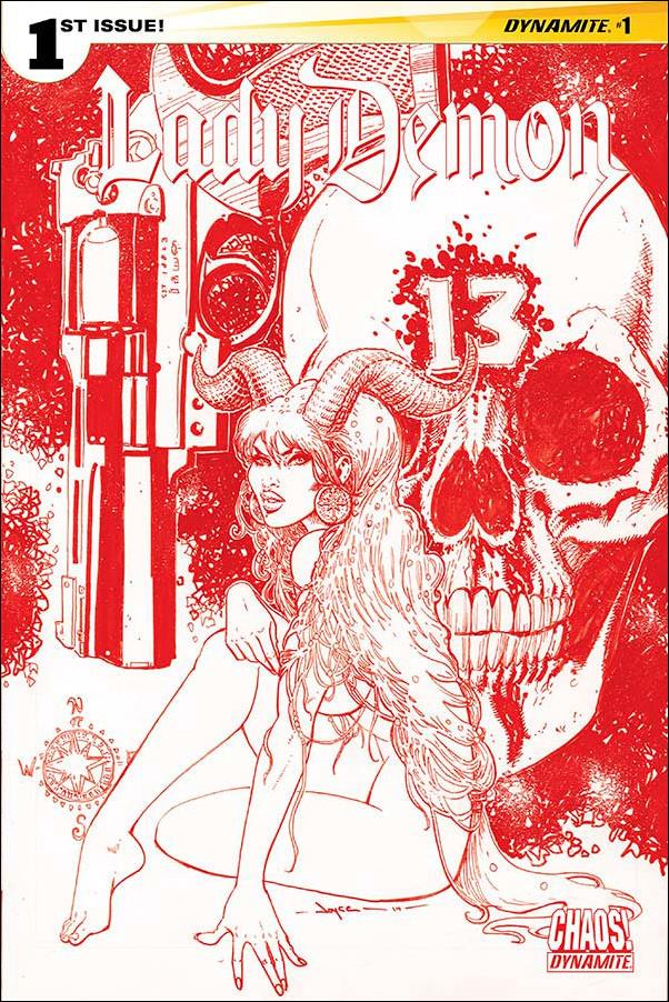 Lady Demon (2014) issue 1-M Joyce Chin Red & White Cover