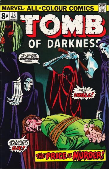 Tomb of Darkness issue 13-B UK Price Cover