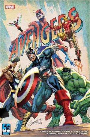 Avengers Assemble: Alpha issue 1-B J. Scott Campbell Anniversary Cover