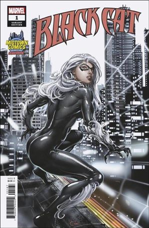 Black Cat (2019) issue 1-SV Clayton Crain Midtown Comics Cover