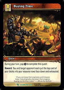 World of Warcraft: March of the Legion (Base Set) card 296 Buying Time