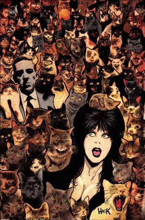 Elvira Meets H.P. Lovecraft issue 4-F Robert Hack Virgin 1:10 Cover