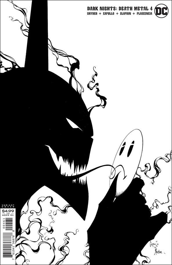 Dark Nights: Death Metal issue 4-F Greg Capullo 1:100 Black & White Cover