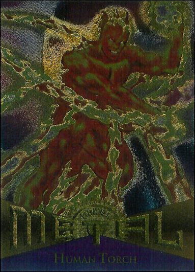 Marvel Metal (Base Set) card 32 Human Torch