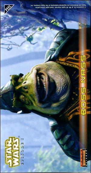Star Wars: Episode I Widevision: Series 1 (Sticker Subset) card S15 Boss Nass