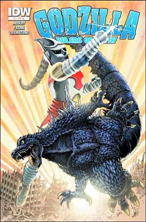 Godzilla: Rulers of the Earth issue 7-B Jeff Zarnov 1:10 Cover