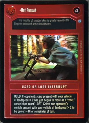 Star Wars: Endor Limited (Foil Subset) card 4 Hot Pursuit