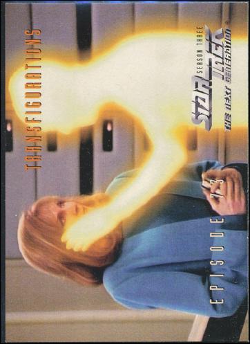 Star Trek: The Next Generation - The Episode Collection Season Three (Base Set) card 306 Transfigurations, Episode 73C