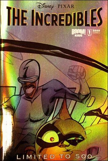 Incredibles: Family Matters issue 1-L Oeming "Frozone" SDCC Holofoil Cover 1/500