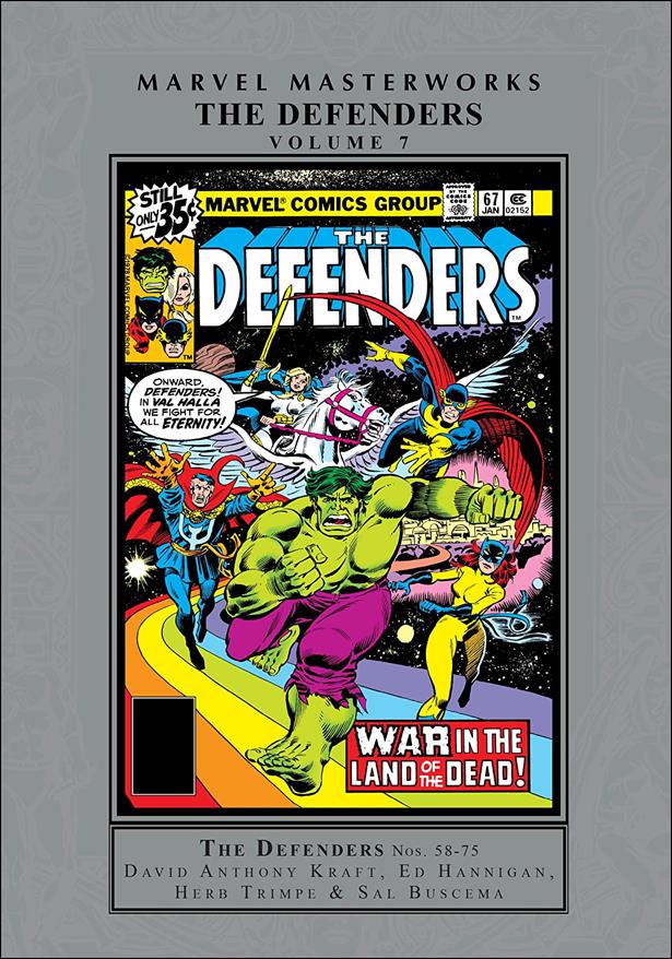 Marvel Masterworks: The Defenders issue 7 Silver Dust Jacket