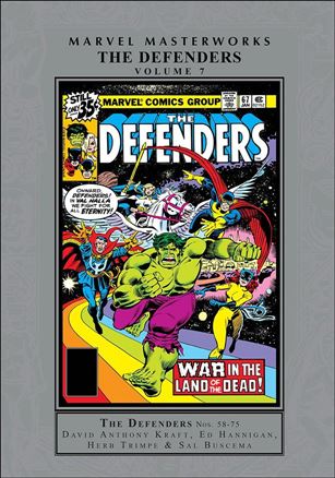 Marvel Masterworks: The Defenders issue 7 Silver Dust Jacket