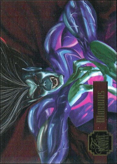 Marvel Annual Flair '95 (PowerBlast Subset) card 10 Morbius
