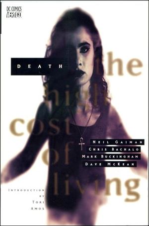 Death: The High Cost of Living issue 1 Embossed Silver Lettering Cover