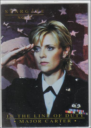 Stargate SG-1: Season 6 (In the Line of Duty - Carter Subset) card MC1 In the Line of Duty 