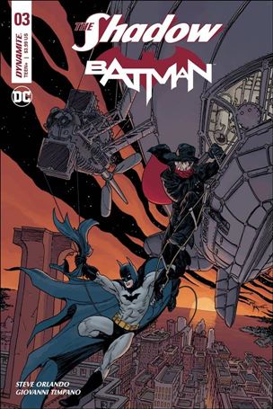 Shadow / Batman issue 3 Michael William Kaluta Cover