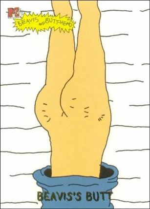 Beavis and Butt-Head (Base Set) card '6933' Beavis's Butt