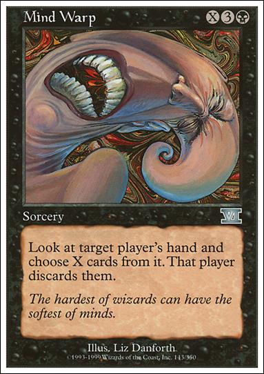 Magic the Gathering: 6th Edition (Base Set) card 143 Mind Warp