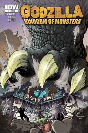 Godzilla: Kingdom of Monsters issue 1-MD Alakazam! Cover 1/500