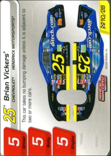 NASCAR Race Day 2006 Series 1 (Base Set) card 10.1 Brian Vickers