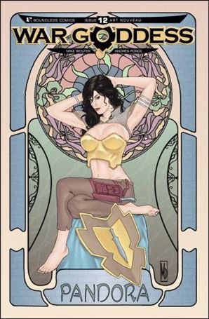 War Goddess issue 12-D Art Nouveau Cover 1:3