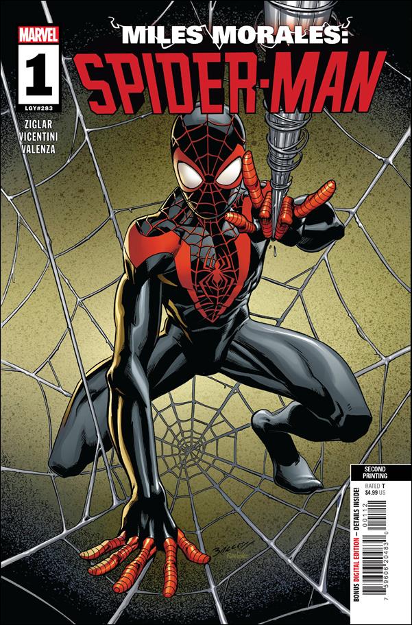 Miles Morales: Spider-Man (2022) issue 1-P Mark Bagley Cover (2nd Printing)