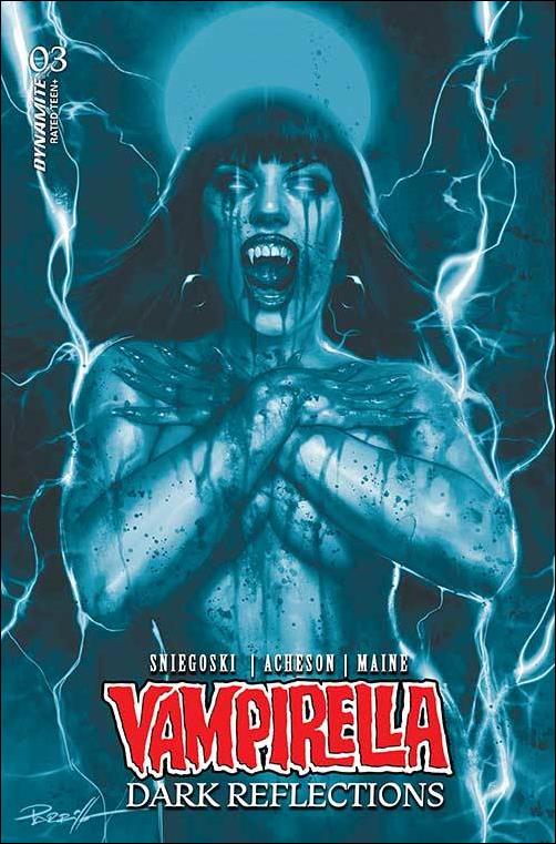 Vampirella: Dark Reflections issue 3-P Lucio Parrillo 1:7 Tint Cardstock Cover