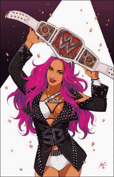 WWE issue 1-N Audrey Mok Friendly Neighborhood Comic Champ Cover