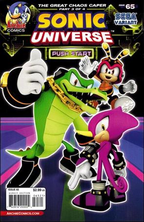 Sonic Universe issue 65-B SEGA Cover