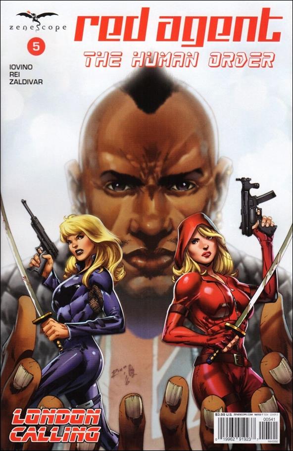 Red Agent: The Human Order issue 5-D Ian Richardson Cover