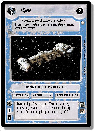 Star Wars: Special Edition Limited (Base Set) card 303 Spiral
