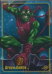 Marvel Heroes Figure Factory: Series 1 (Base Set) card 28 Green Goblin