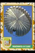Desert Storm: Series 1 (Base Set) card 70 Paratrooper in Flight