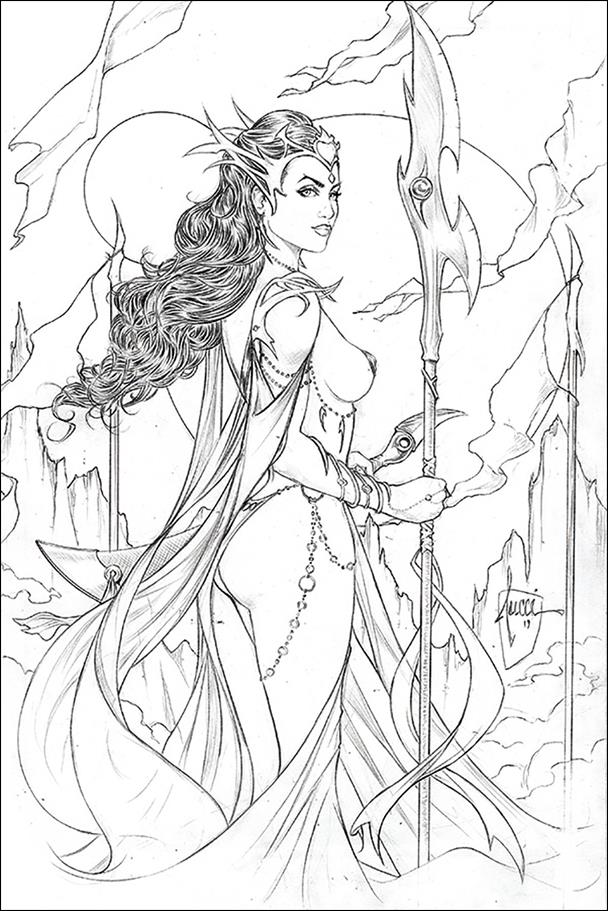 Dejah Thoris (2019) issue 1-I Billy Tucci 1:10 Pencil Sketch Cover