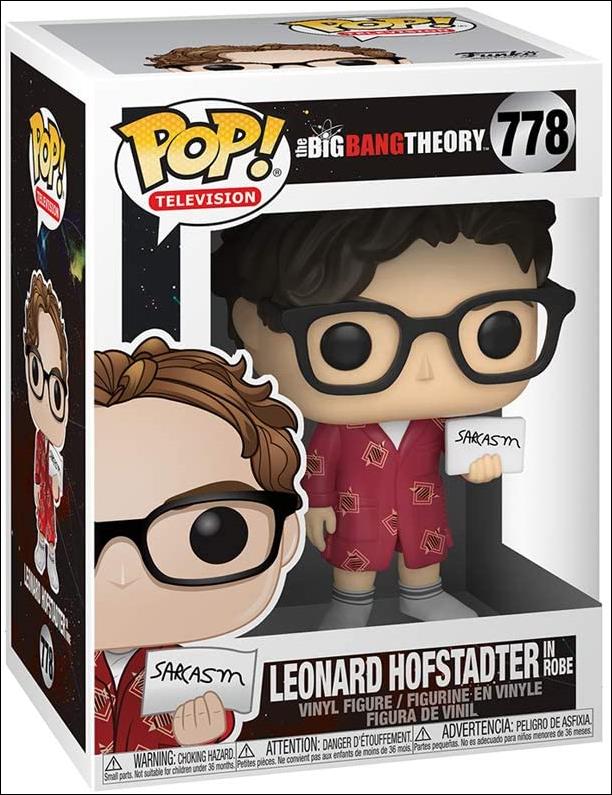 POP! Television figure 778 Leonard Hofstadter in robe