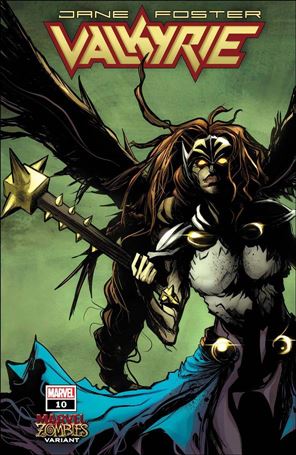 Valkyrie: Jane Foster issue 10-B Robbi Rodriguez Marvel Zombies Cover