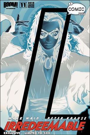 Irredeemable issue 11-D Jeffrey Spokes A Comic Shop Negative Cover 1/500