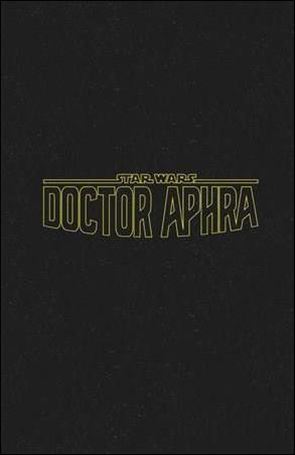 Star Wars: Doctor Aphra issue 40-B Logo Cover