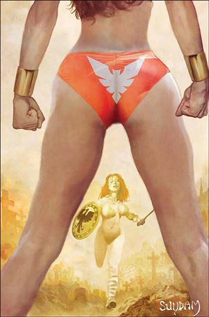Die!namite issue 5-ZA Arthur Suydam Virgin Cover