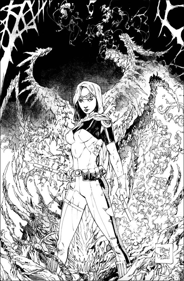 Nocterra issue 1-K Tony Daniel 1:100 Black & White Cover