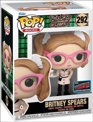 Pop! Rocks figure 292 Britney Spears (You Drive Me Crazy) NYCC Exclusive
